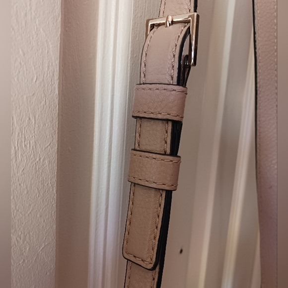 Kate Spade New York Healy Lane Lawrie Leather Shoulder Bag Pale Pink - Picture 9 of 15